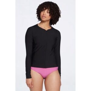 Calia By Carrie Underwood Black Zip Up Long Sleeve Fitted Athletic Jacket-XS-Gym